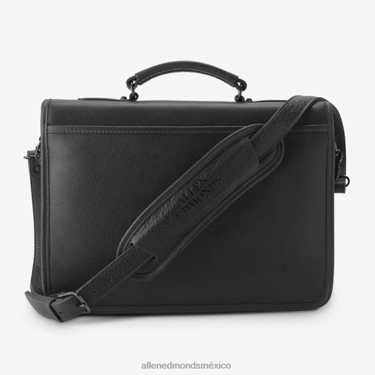 colección american grain - maletín delgado BB60H369 negro unisexoAllen Edmonds