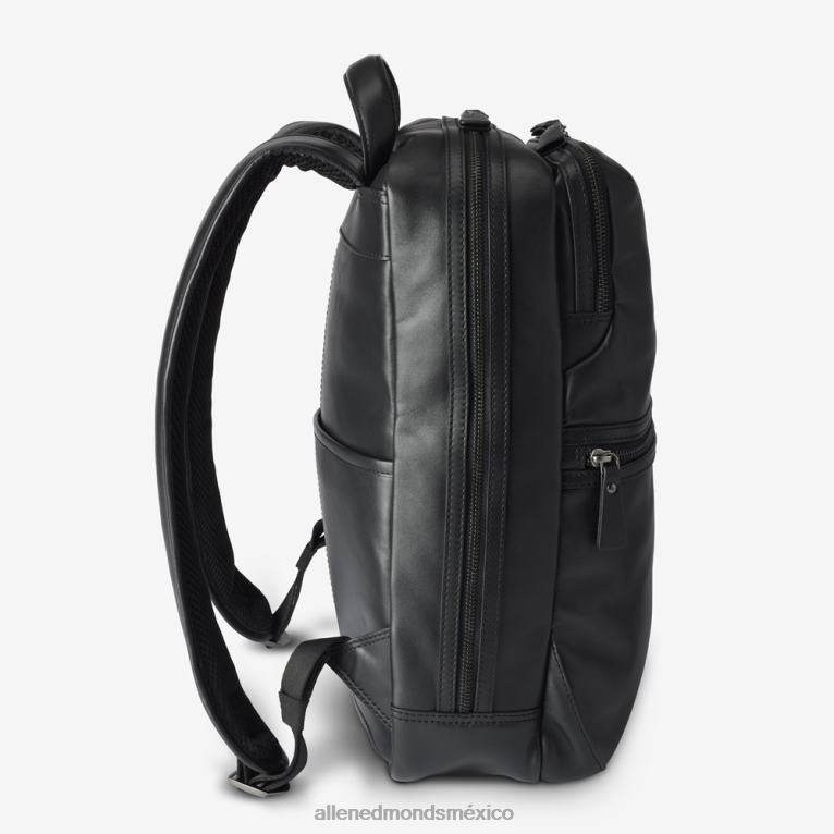 mochila de cuero BB60H378 cuero negro unisexoAllen Edmonds