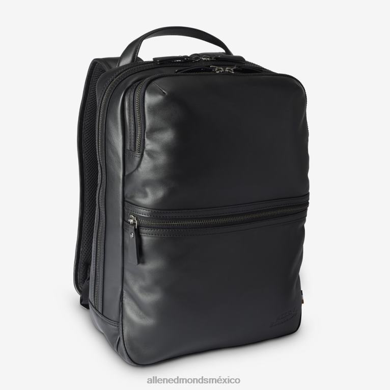 mochila de cuero BB60H378 cuero negro unisexoAllen Edmonds