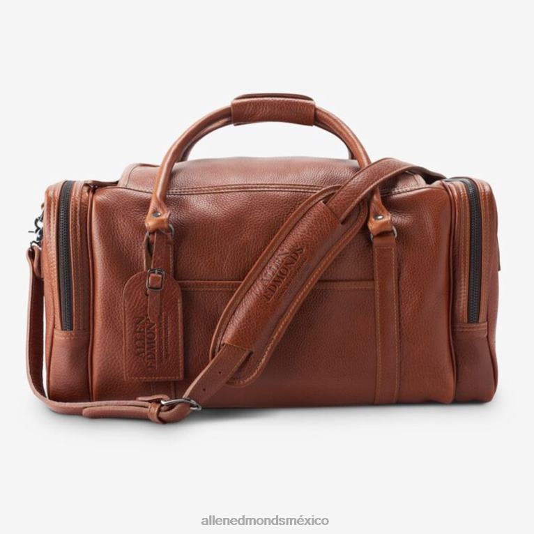 American Grain Collection - bolsa de deporte con media luna y cremallera BB60H381 broncearse unisexoAllen Edmonds