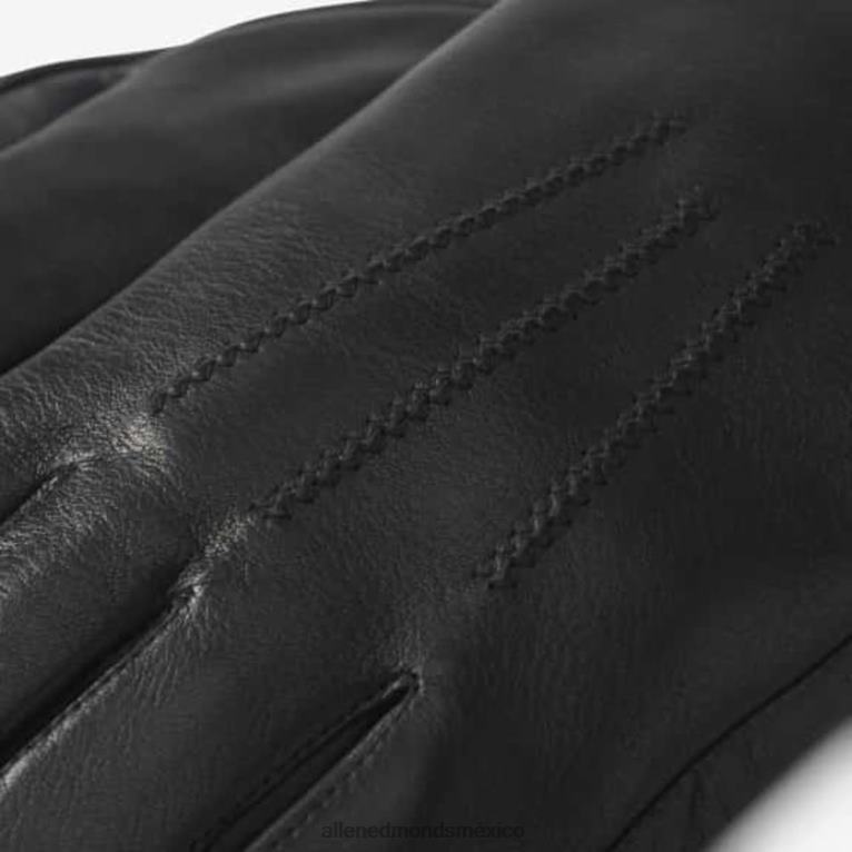 guantes técnicos de piel con forro de cachemir BB60H391 negro unisexoAllen Edmonds