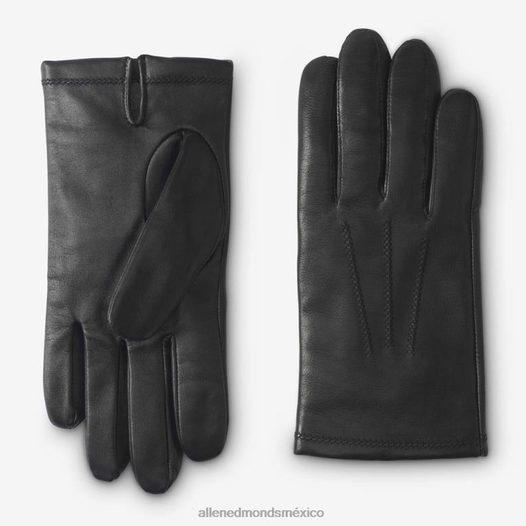 guantes técnicos de piel con forro de cachemir BB60H391 negro unisexoAllen Edmonds