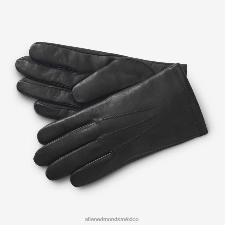 guantes técnicos de piel con forro de cachemir BB60H391 negro unisexoAllen Edmonds