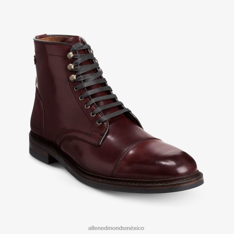 bota de vestir cordobesa con puntera en concha landon BB60H337 cordobés burdeos hombresAllen Edmonds