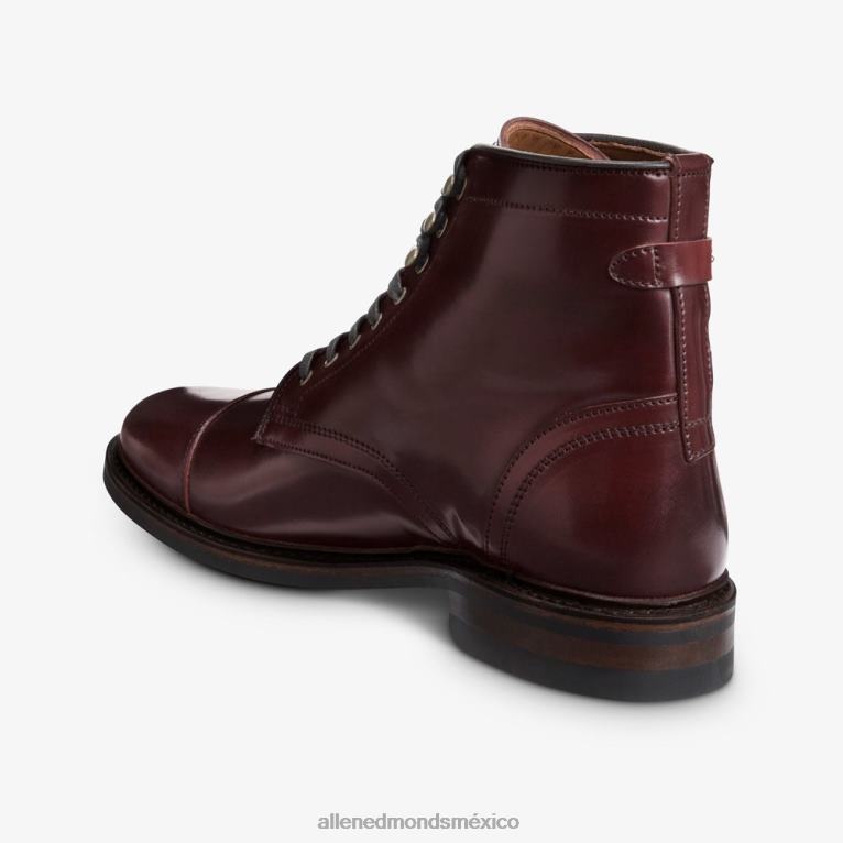 bota de vestir cordobesa con puntera en concha landon BB60H337 cordobés burdeos hombresAllen Edmonds