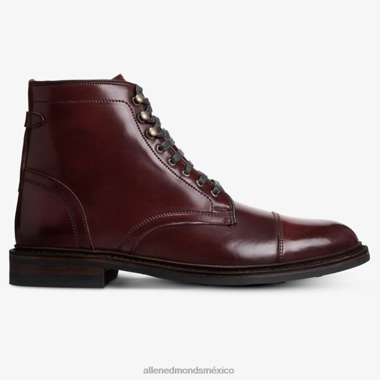 bota de vestir cordobesa con puntera en concha landon BB60H337 cordobés burdeos hombresAllen Edmonds