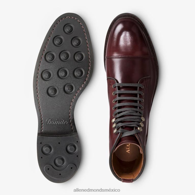 bota de vestir cordobesa con puntera en concha landon BB60H337 cordobés burdeos hombresAllen Edmonds