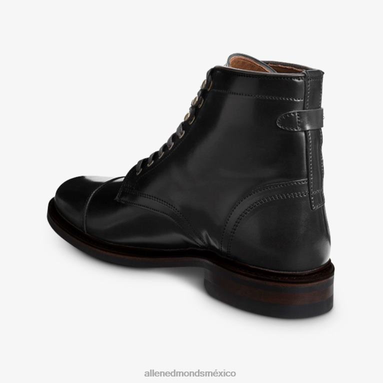 bota de vestir cordobesa con puntera en concha landon BB60H54 cordobés negro hombresAllen Edmonds