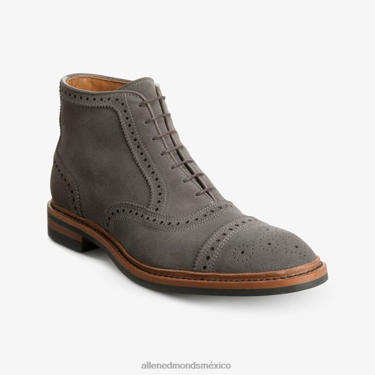 bota de vestir oxford resistente a la intemperie hamilton BB60H342 ante gris imán hombresAllen Edmonds