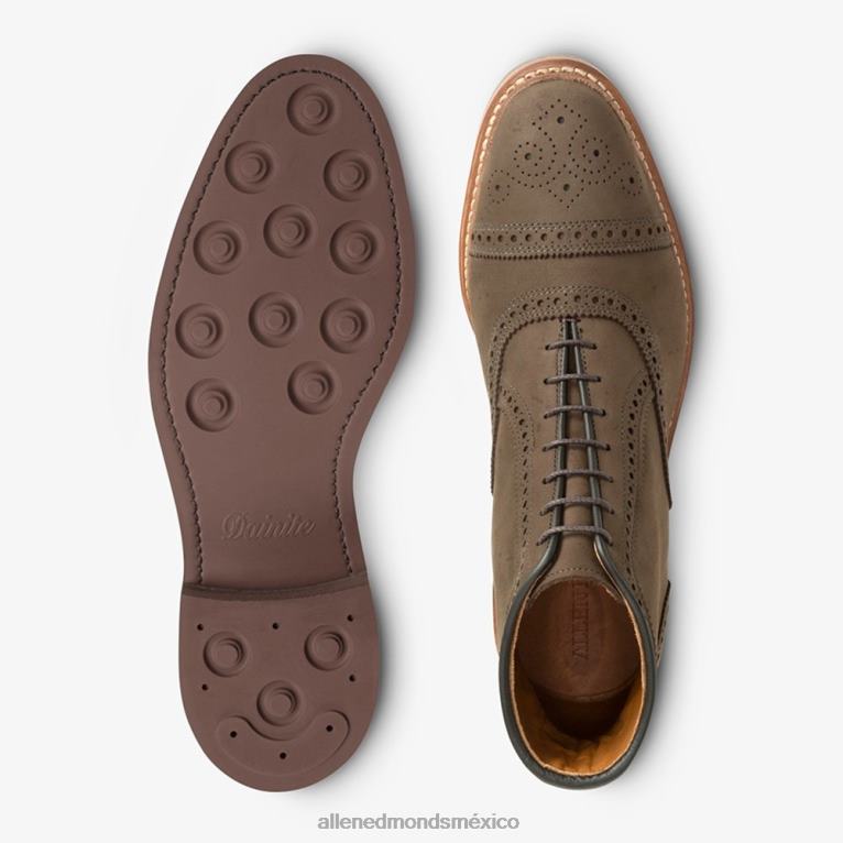 bota de vestir oxford resistente a la intemperie hamilton BB60H343 nubuck marrón hombresAllen Edmonds