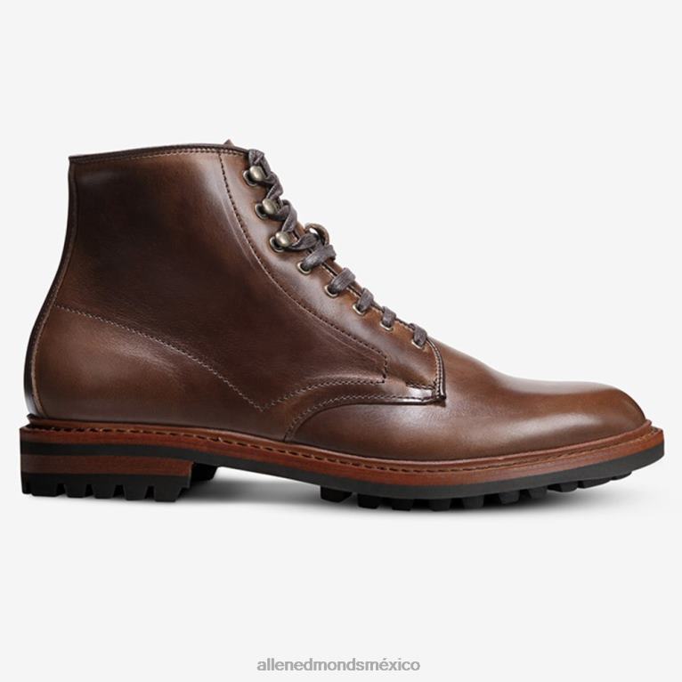 bota higgins mill con suela dentada BB60H469 cuero marrón natural hombresAllen Edmonds