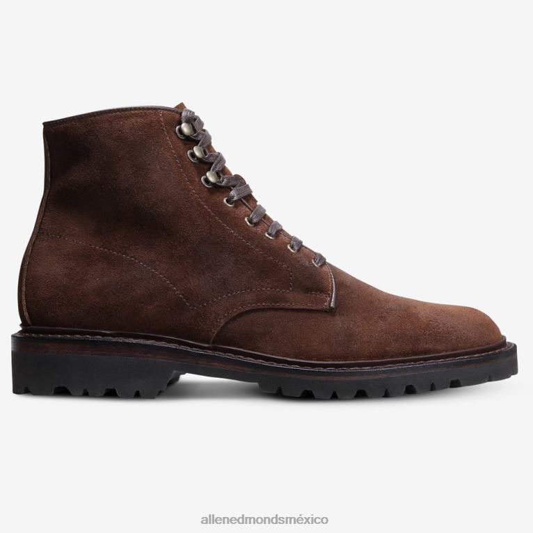 bota higgins mill con suela dentada BB60H471 ante marrón tabaco hombresAllen Edmonds