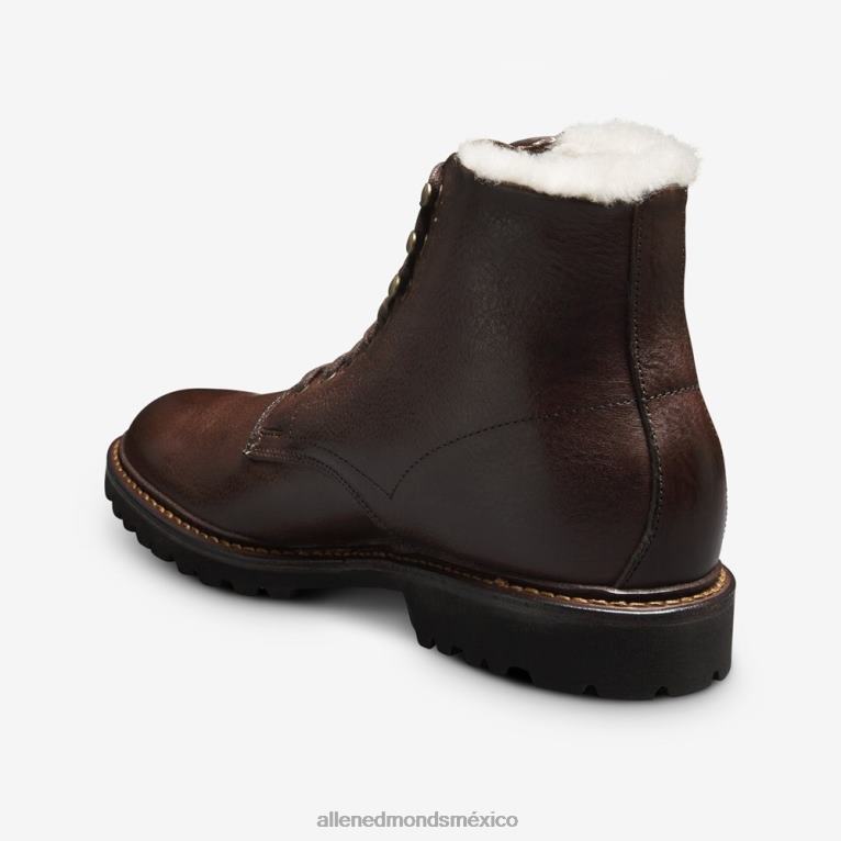 bota higgins mill excursionista de borrego BB60H144 cuero marrón hombresAllen Edmonds