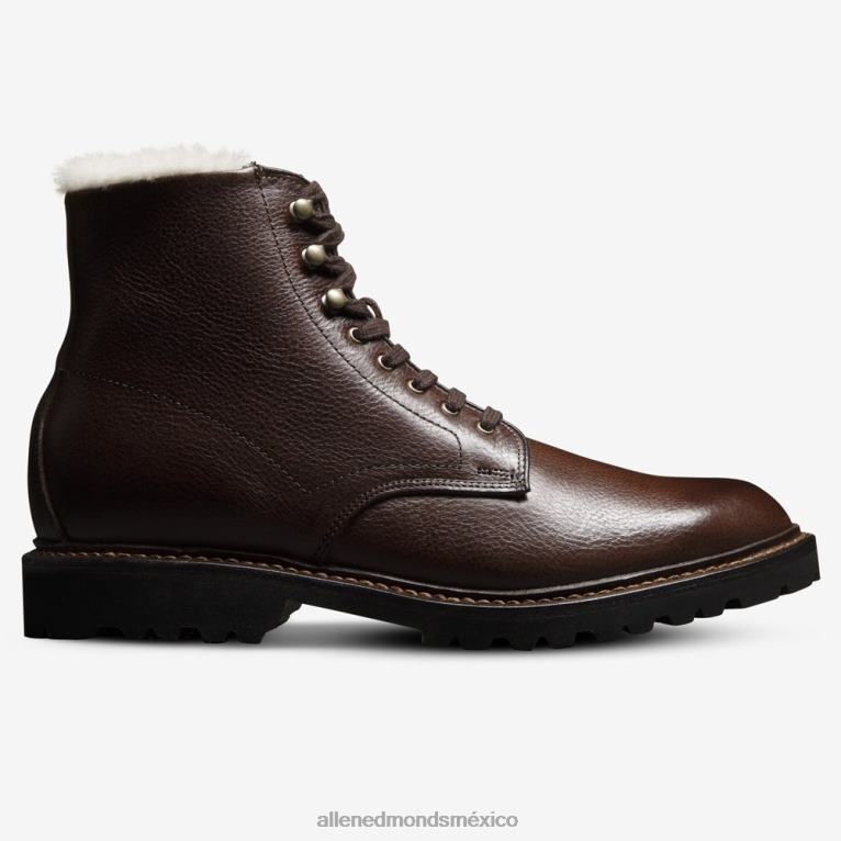 bota higgins mill excursionista de borrego BB60H144 cuero marrón hombresAllen Edmonds