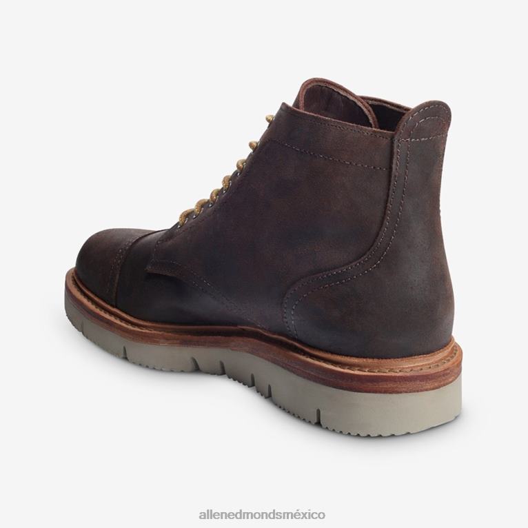 botas impermeables con cordones de park city BB60H148 ante marrón tabaco hombresAllen Edmonds