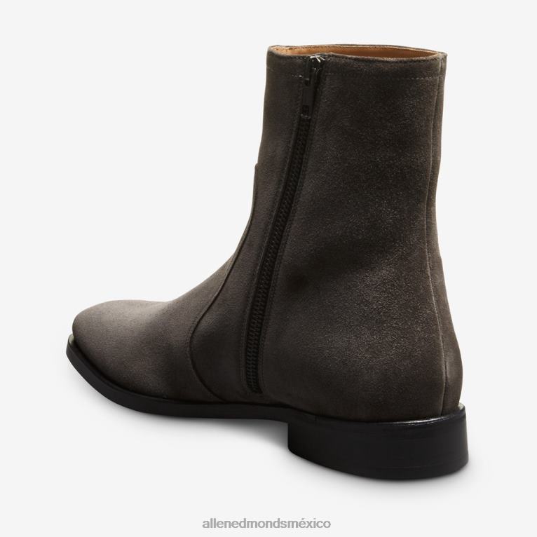 bota siena con cremallera BB60H491 ante gris hombresAllen Edmonds