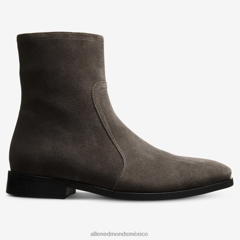 bota siena con cremallera BB60H491 ante gris hombresAllen Edmonds