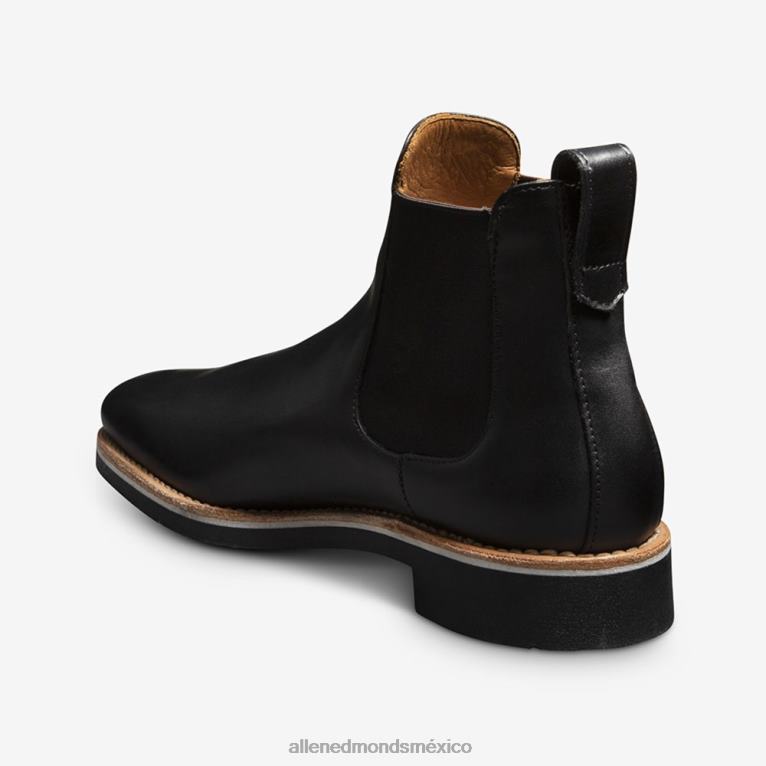 bota chelsea de la firma liverpool BB60H50 cuero negro hombresAllen Edmonds