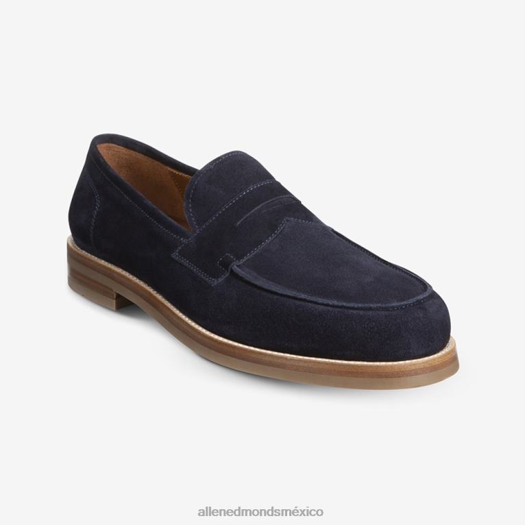 mocasines newton penny BB60H384 ante azul marino hombresAllen Edmonds