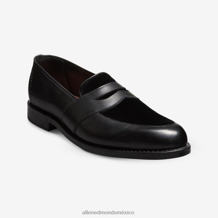 mocasines randolph penny BB60H17 terciopelo negro hombresAllen Edmonds