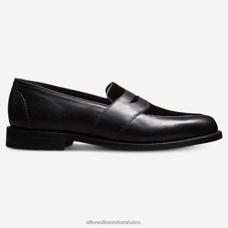 mocasines randolph penny BB60H17 terciopelo negro hombresAllen Edmonds