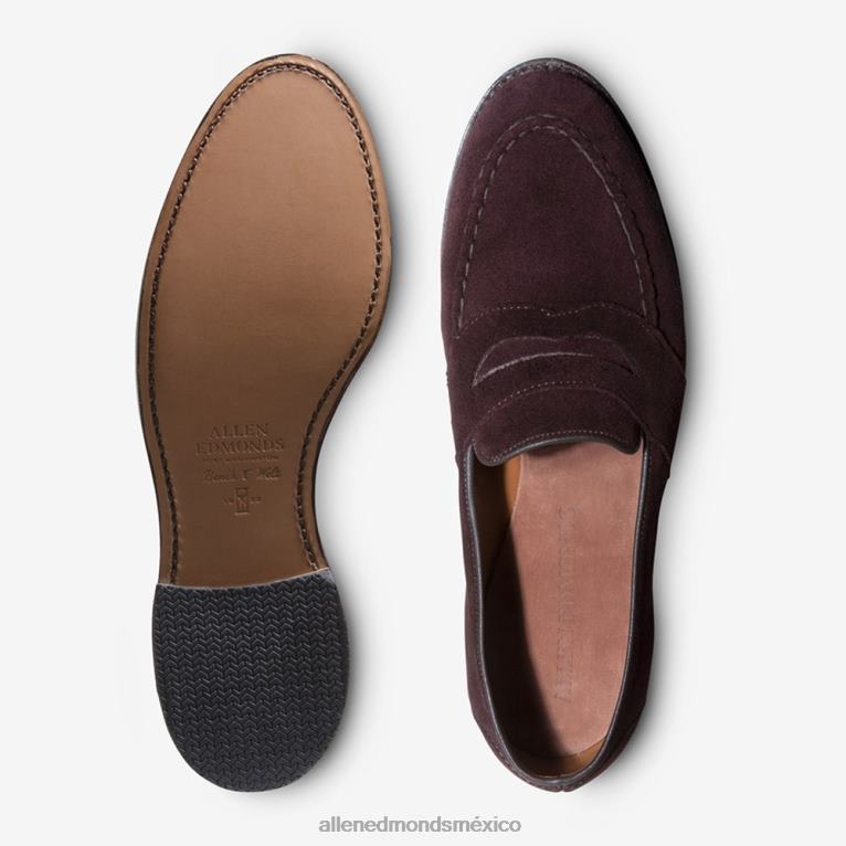 mocasines randolph penny BB60H35 ante burdeos hombresAllen Edmonds