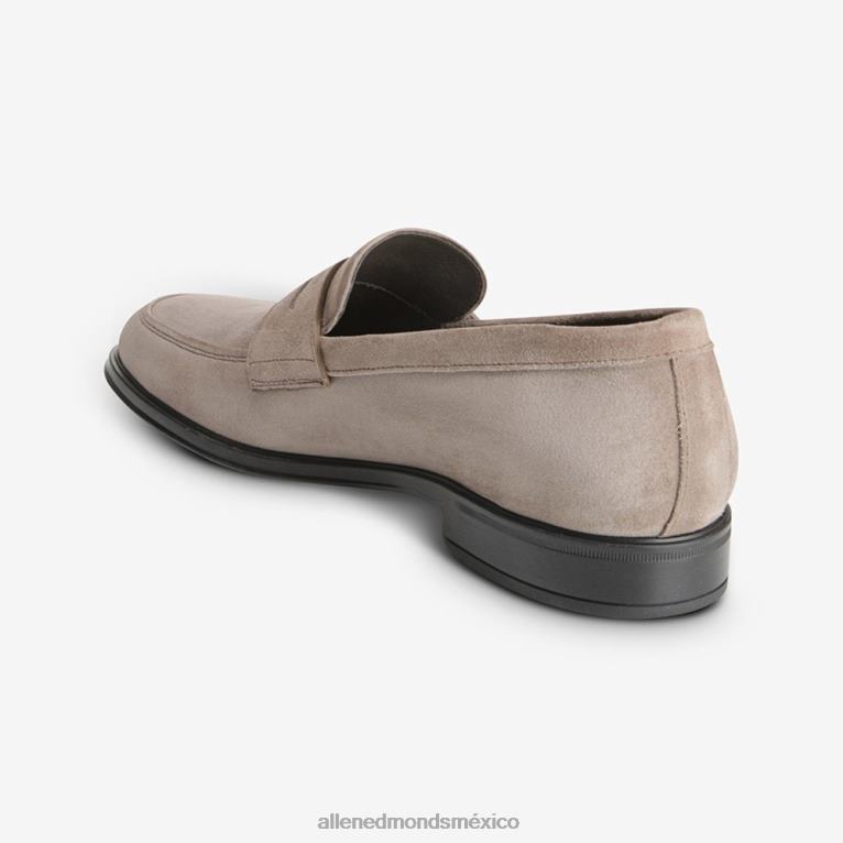 mocasines salerno de ante BB60H99 gris hombresAllen Edmonds