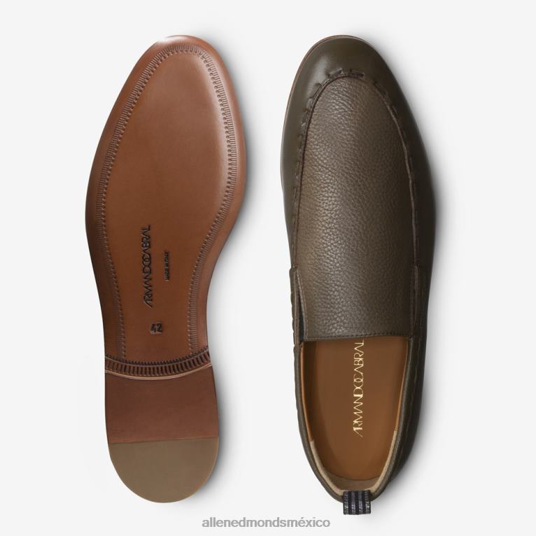 mocasín casual bula de armando cabral BB60H124 aceituna hombresAllen Edmonds