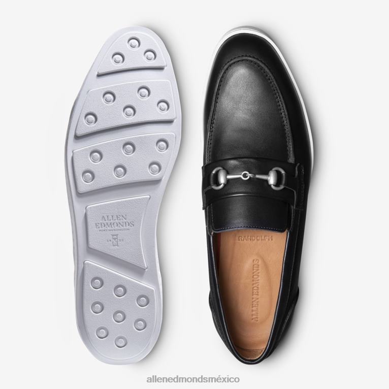 zapatilla sin cordones randolph bit BB60H205 cuero negro hombresAllen Edmonds