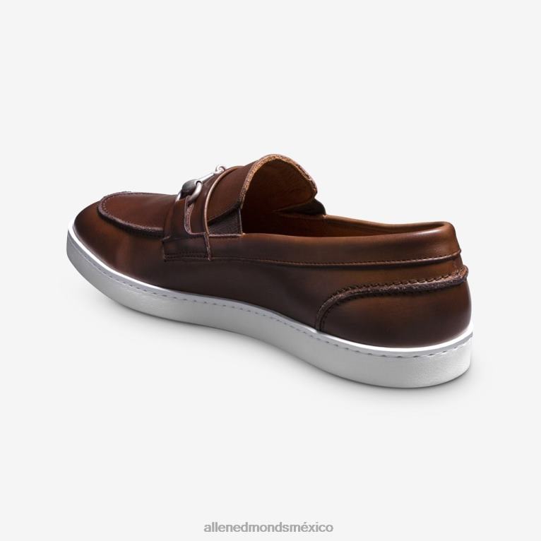 zapatilla sin cordones randolph bit BB60H8 cuero caoba hombresAllen Edmonds