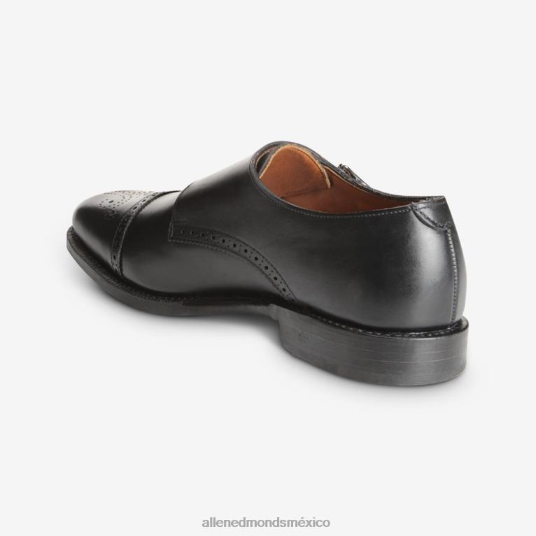 calle. zapato de vestir con doble hebilla de John's BB60H357 negro hombresAllen Edmonds