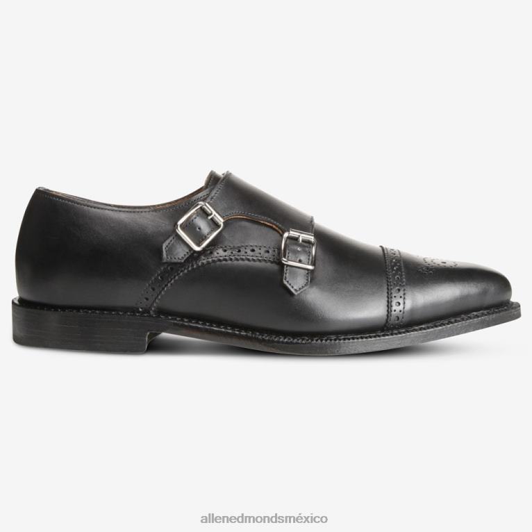 calle. zapato de vestir con doble hebilla de John's BB60H357 negro hombresAllen Edmonds