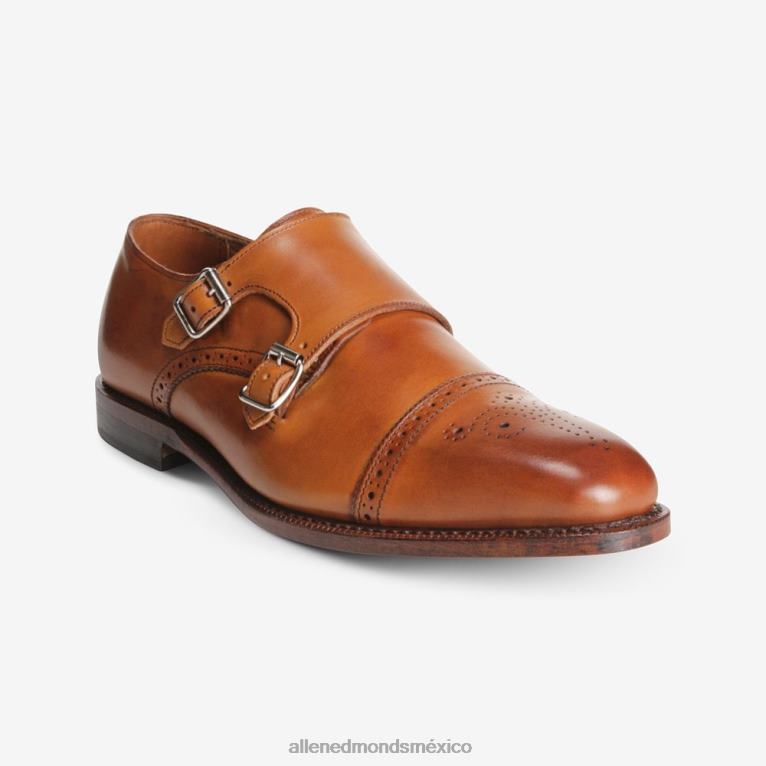 calle. zapato de vestir con doble hebilla de John's BB60H60 marrón nuez hombresAllen Edmonds