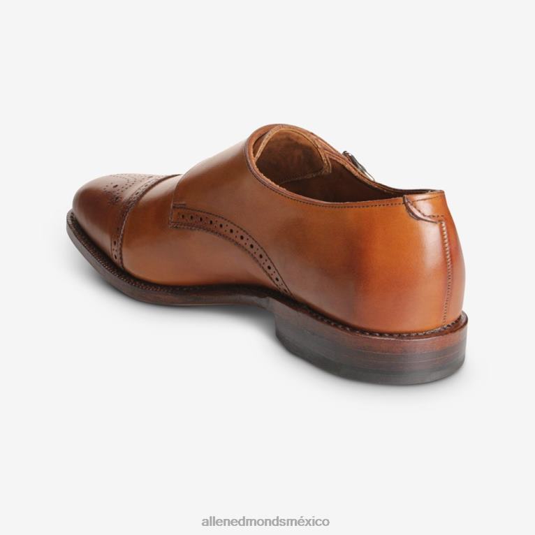 calle. zapato de vestir con doble hebilla de John's BB60H60 marrón nuez hombresAllen Edmonds