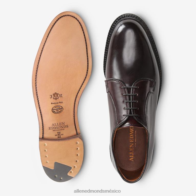 zapato de vestir leeds shell cordovan derby BB60H402 cordobés burdeos hombresAllen Edmonds