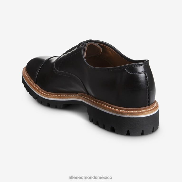 Zapato de vestir con tacos exclusivos de Park Avenue BB60H40 cuero negro hombresAllen Edmonds