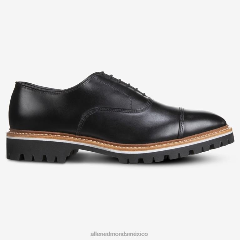 Zapato de vestir con tacos exclusivos de Park Avenue BB60H40 cuero negro hombresAllen Edmonds