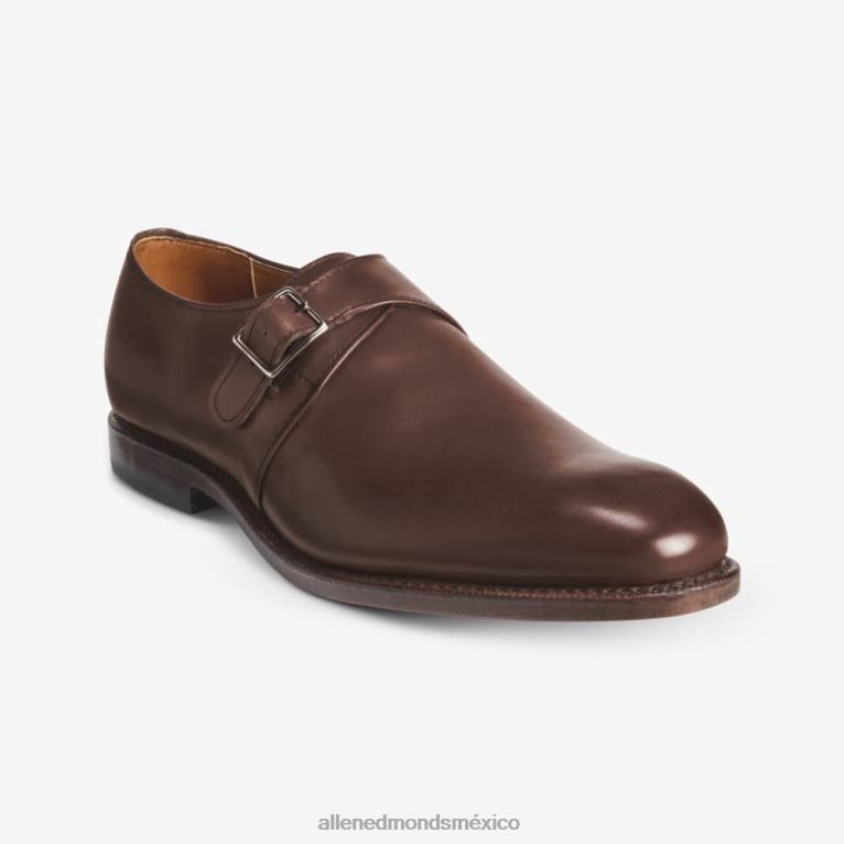 zapato de vestir plymouth con una sola correa monje BB60H120 café marrón hombresAllen Edmonds - Haga un click en la imagen para cerrar