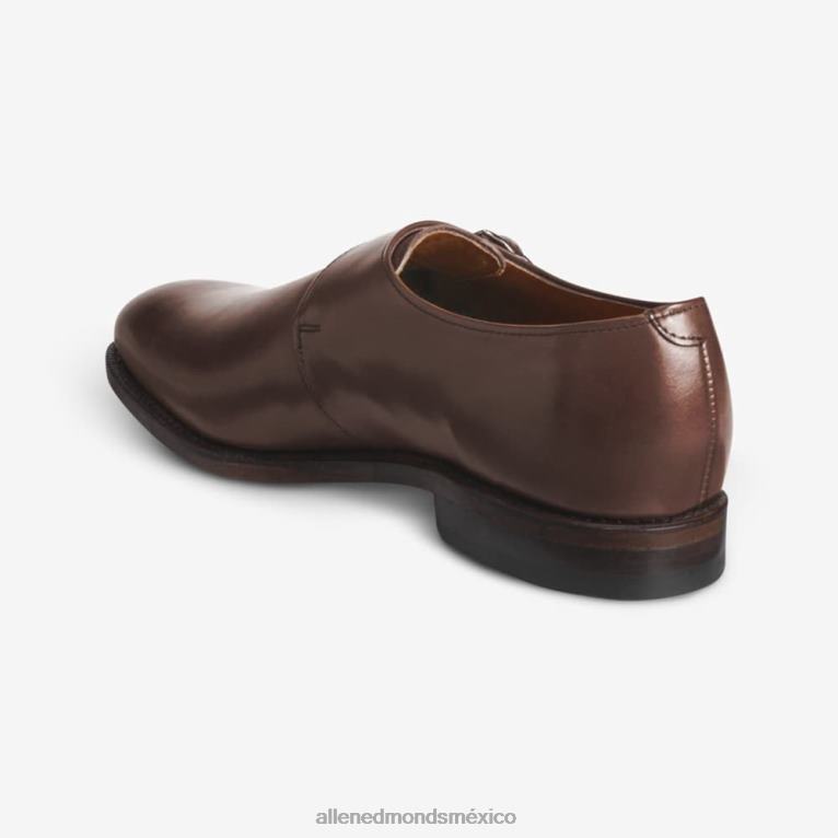 zapato de vestir plymouth con una sola correa monje BB60H120 café marrón hombresAllen Edmonds