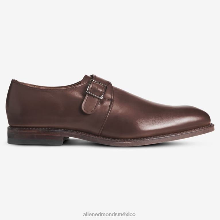 zapato de vestir plymouth con una sola correa monje BB60H120 café marrón hombresAllen Edmonds