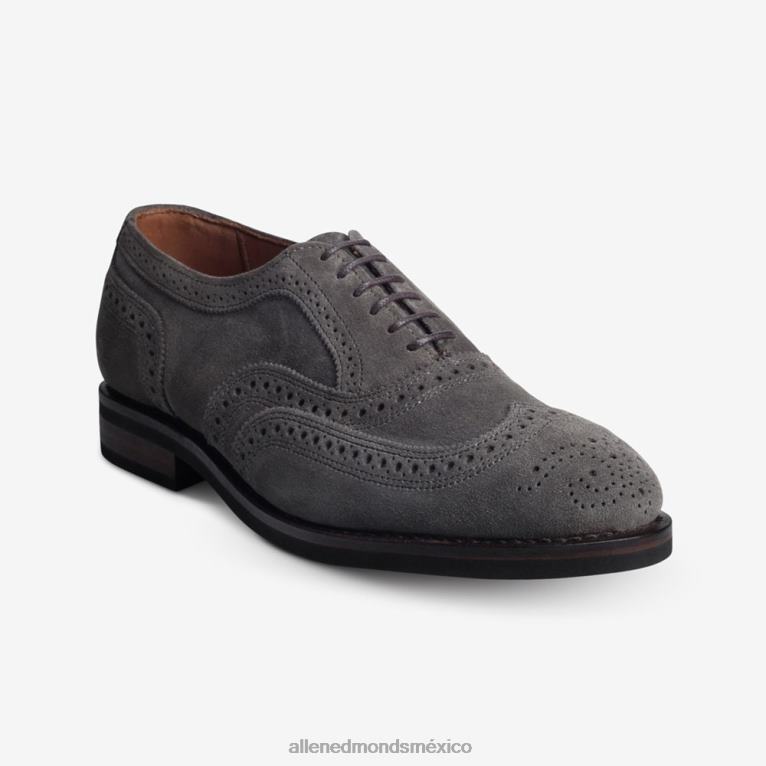 oxford de punta de ala de ante neumok BB60H442 gris hombresAllen Edmonds