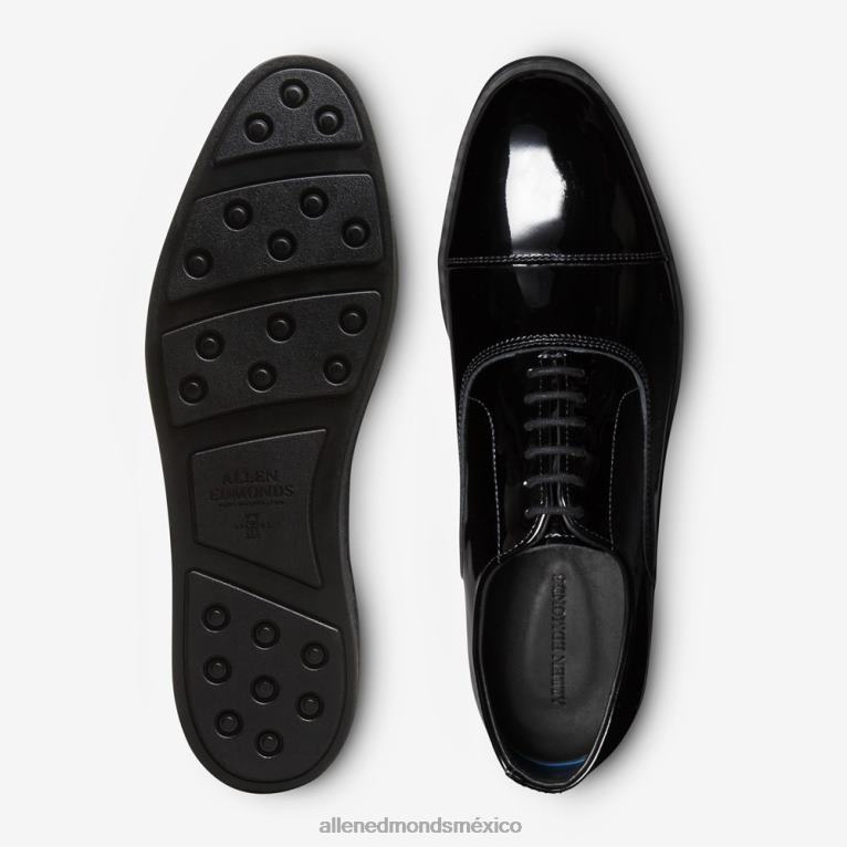 tenis de vestir oxford de park avenue BB60H26 charol negro hombresAllen Edmonds