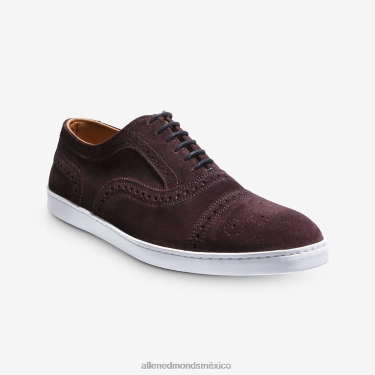 zapatillas oxford con hilos BB60H242 ante burdeos hombresAllen Edmonds