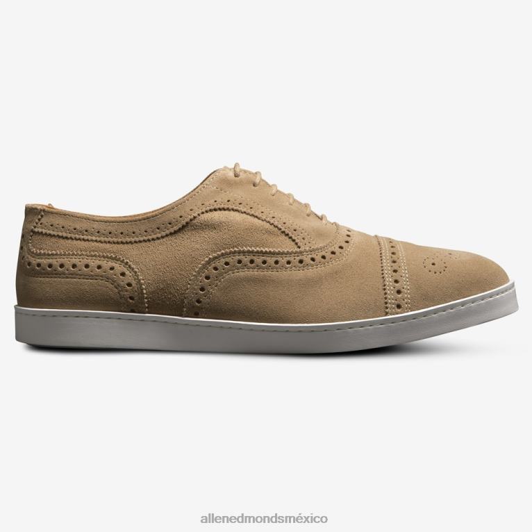 zapatillas oxford de ante con hebras BB60H286 hueso hombresAllen Edmonds