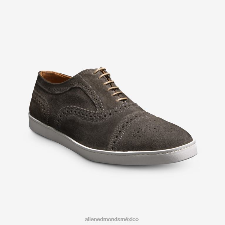 zapatillas oxford de ante con hebras BB60H28 gris hombresAllen Edmonds