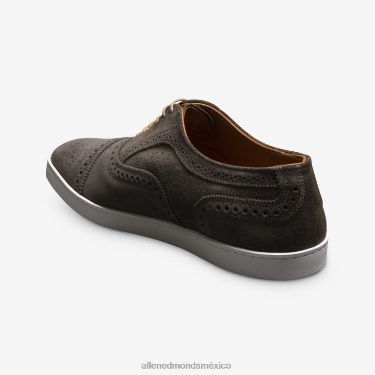 zapatillas oxford de ante con hebras BB60H28 gris hombresAllen Edmonds