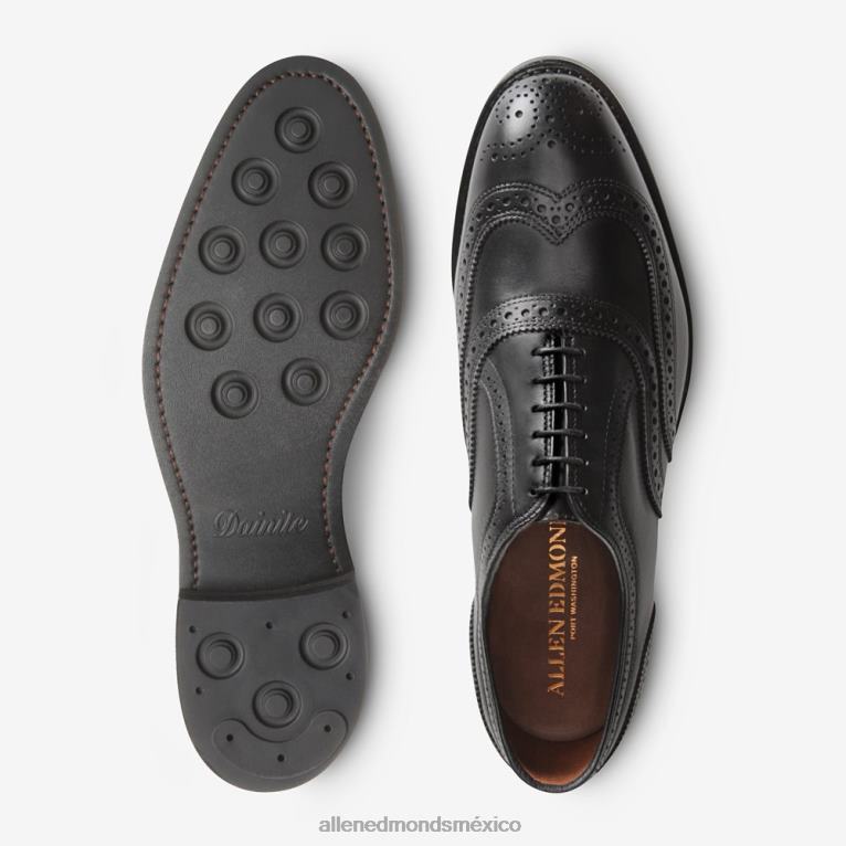 zapato de vestir oxford mcallister wingtip con suela dainite BB60H354 negro hombresAllen Edmonds