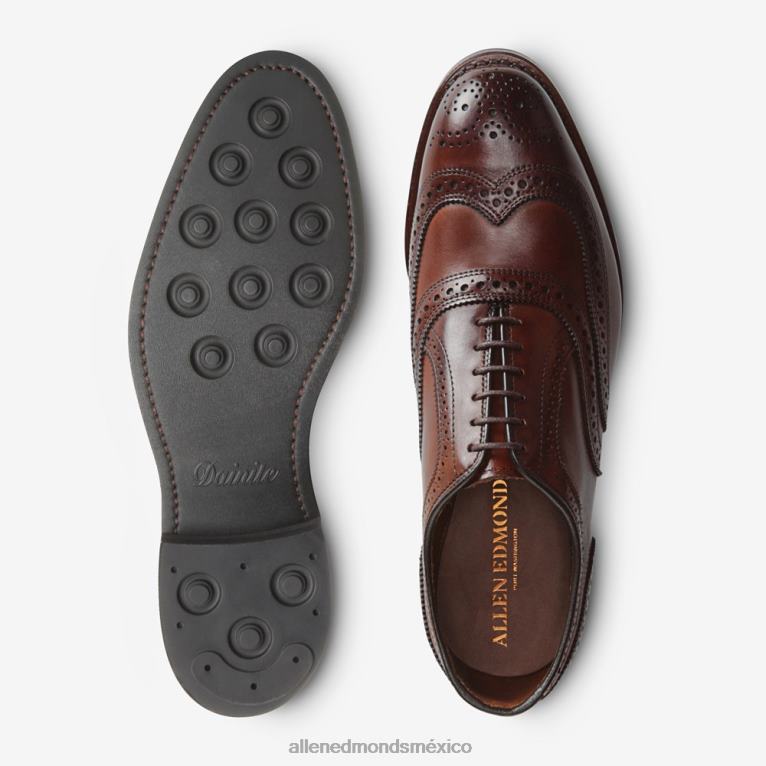 zapato de vestir oxford mcallister wingtip con suela dainite BB60H59 chile oscuro hombresAllen Edmonds