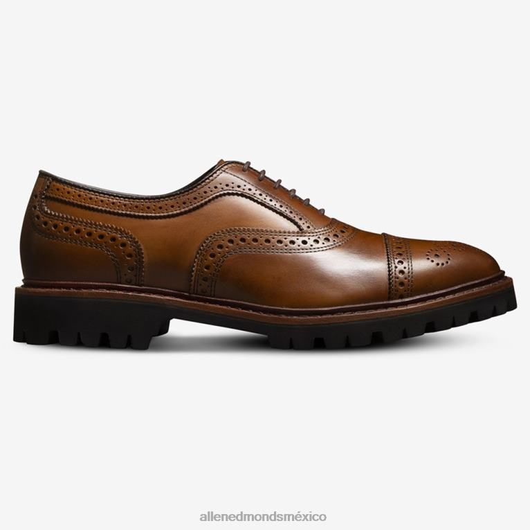 Zapato de vestir oxford con punta de hebra y suela dentada BB60H305 nuez hombresAllen Edmonds