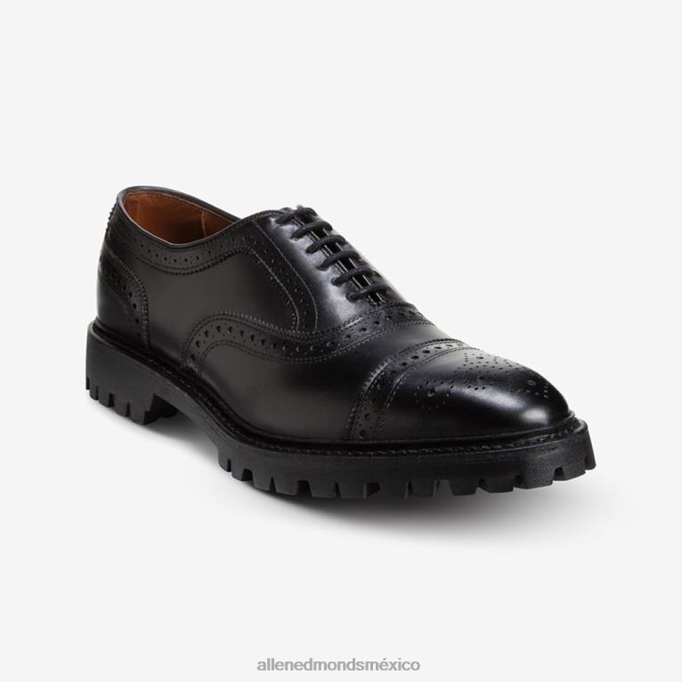 Zapato de vestir oxford con punta de hebra y suela dentada BB60H36 negro hombresAllen Edmonds